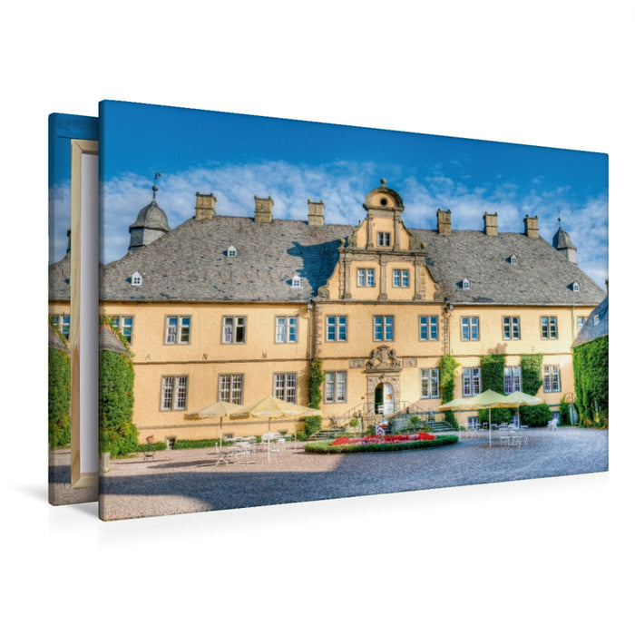 Premium Textil-Leinwand Premium Textil-Leinwand 120 cm x 80 cm quer Schloss Eringerfeld