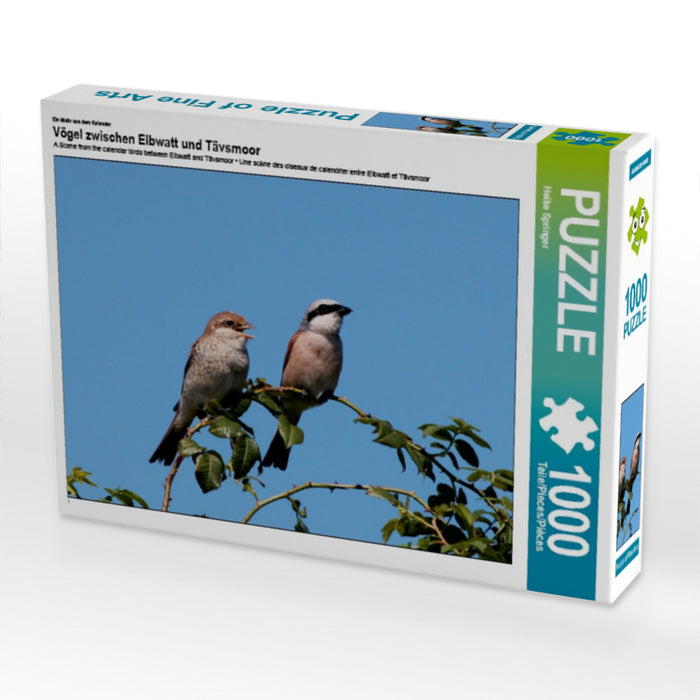 Vögel zwischen Elbwatt und Tävsmoor - CALVENDO Foto-Puzzle - calvendoverlag 29.99