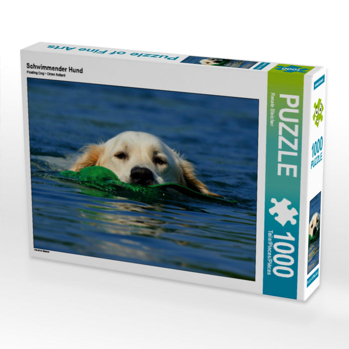 Schwimmender Hund - CALVENDO Foto-Puzzle - calvendoverlag 29.99