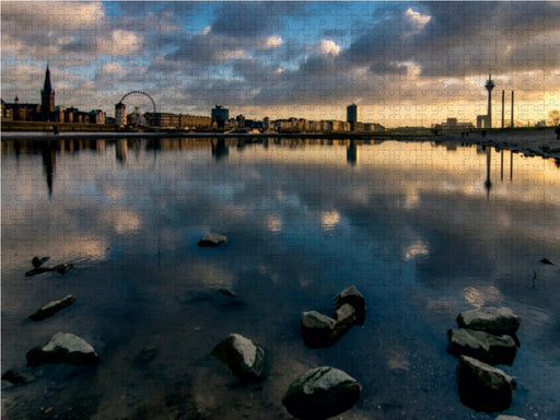 Panorama bei Hochwasser - CALVENDO Foto-Puzzle - calvendoverlag 29.99