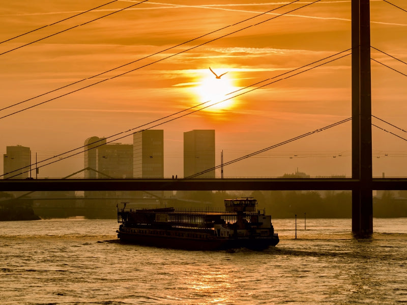 Der Rhein in der Abendsonne - CALVENDO Foto-Puzzle - calvendoverlag 29.99