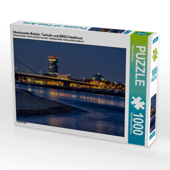 Oberkasseler Brücke, Tonhalle und ERGO-Hochhaus - CALVENDO Foto-Puzzle - calvendoverlag 29.99