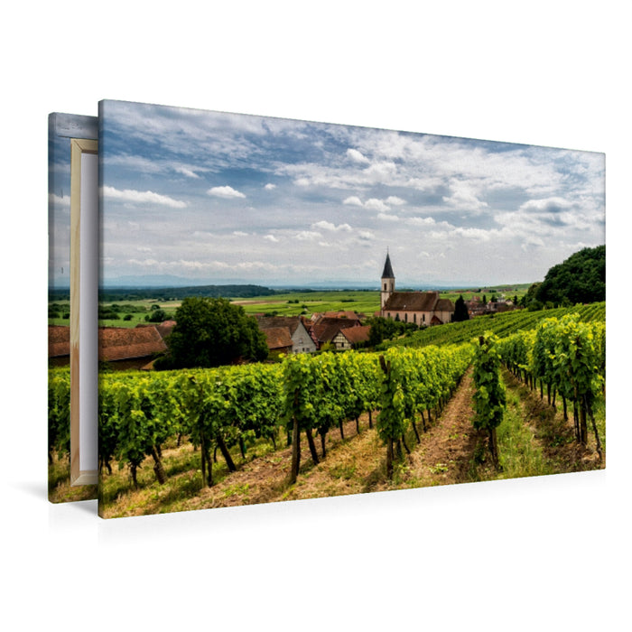 Premium Textil-Leinwand Premium Textil-Leinwand 120 cm x 80 cm quer Weinberge