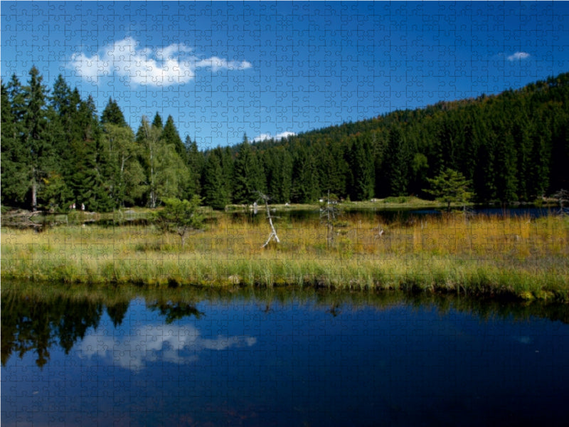 Wölkchen über dem Kleinen Arbersee - CALVENDO Foto-Puzzle - calvendoverlag 29.99