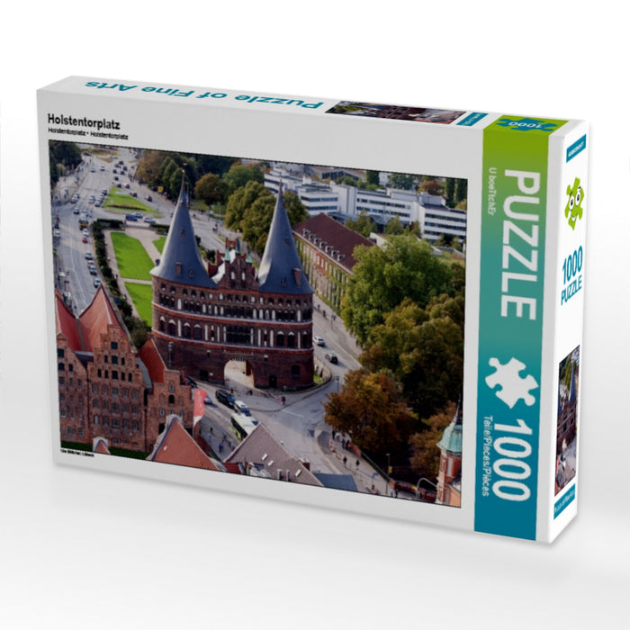 Holstentorplatz - CALVENDO Foto-Puzzle - calvendoverlag 29.99