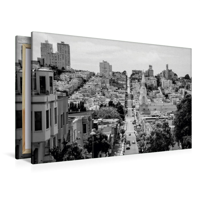 Premium Textil-Leinwand Premium Textil-Leinwand 120 cm x 80 cm quer San Francisco