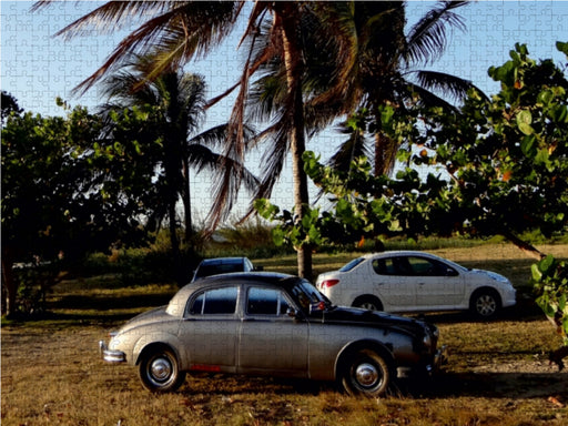 Der britische Oldtimer Jaguar Mark2 auf Kuba - CALVENDO Foto-Puzzle - calvendoverlag 29.99