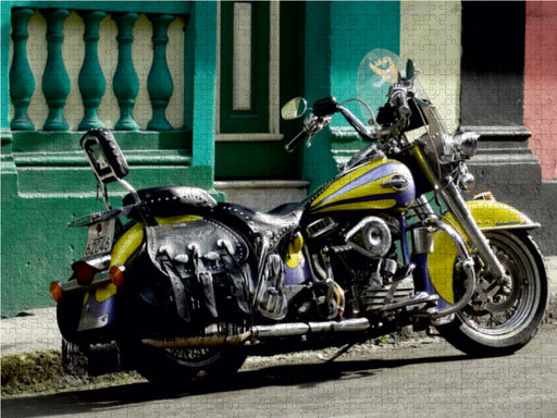 Harley Davidson in Havanna - CALVENDO Foto-Puzzle - calvendoverlag 29.99