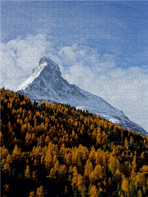 Goldene Herbststimmung mit Matterhorn - Zermatt - CALVENDO Foto-Puzzle - calvendoverlag 35.99