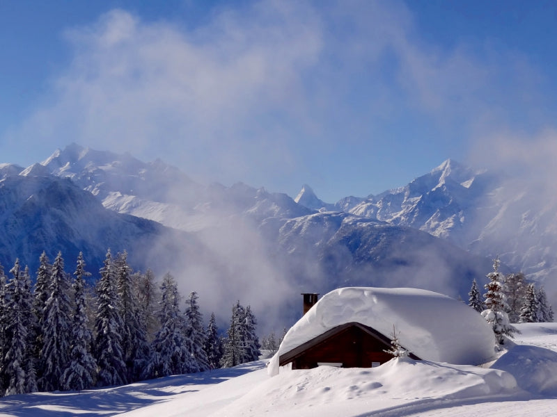 TraumWinter - Winter Traum. Tief verschneite Landschaft. Schweiz - CALVENDO Foto-Puzzle - calvendoverlag 33.99