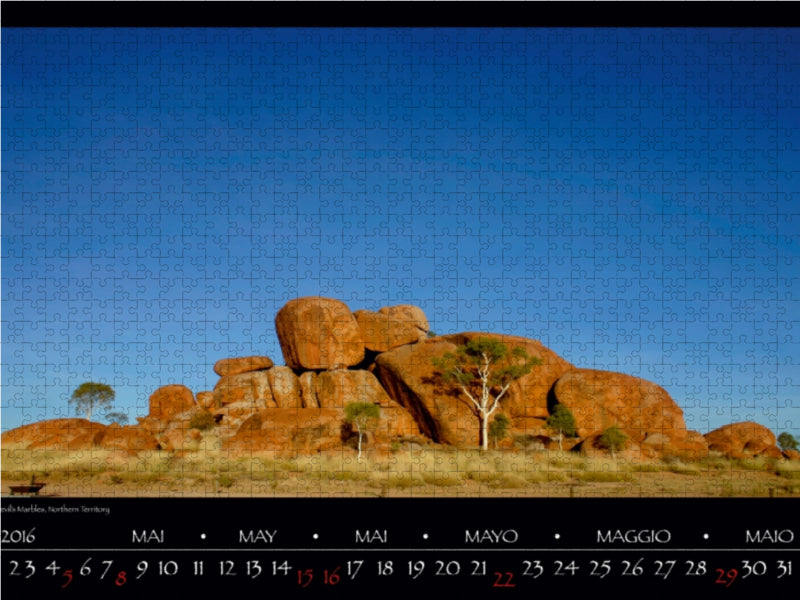 Colours - Die Farben Australiens - CALVENDO Foto-Puzzle - calvendoverlag 29.99