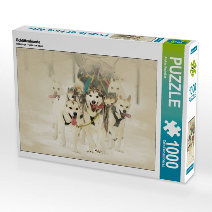 Schlittenhunde - CALVENDO Foto-Puzzle - calvendoverlag 29.99