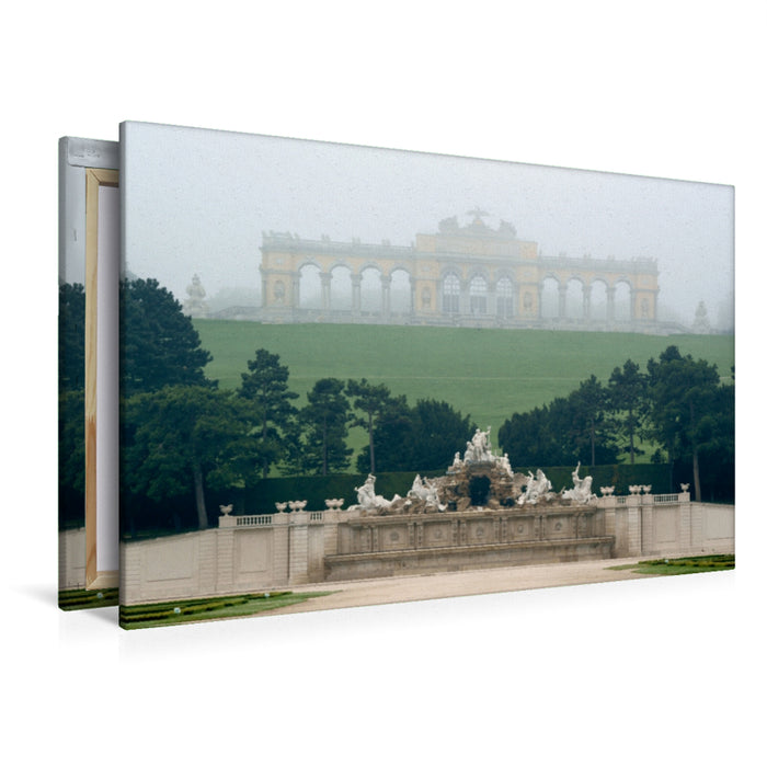 Premium Textil-Leinwand Premium Textil-Leinwand 120 cm x 80 cm quer Ein Motiv aus dem Kalender "Die schönsten Monumentalbrunnen in Wien"