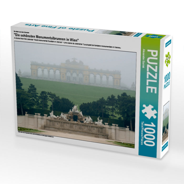 "Die schönsten Monumentalbrunnen in Wien" - CALVENDO Foto-Puzzle - calvendoverlag 29.99