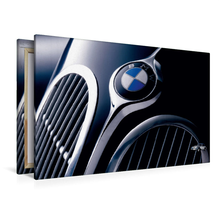 Premium Textil-Leinwand Premium Textil-Leinwand 120 cm x 80 cm quer BMW 327 Cabriolet