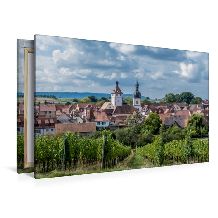 Premium Textil-Leinwand Premium Textil-Leinwand 120 cm x 80 cm quer Prichsenstadt