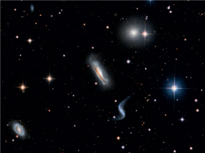 Galaxiengruppe Hickson 44 - CALVENDO Foto-Puzzle - calvendoverlag 29.99