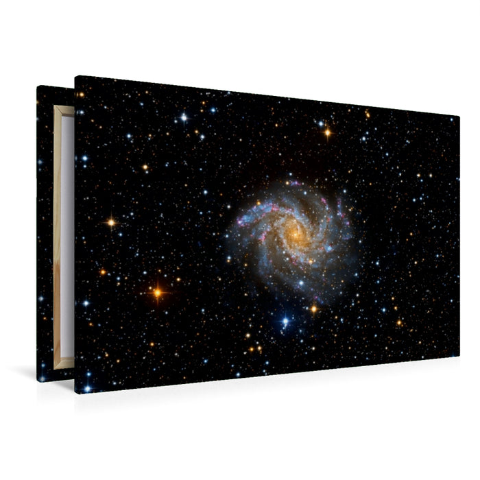 Premium Textil-Leinwand Premium Textil-Leinwand 120 cm x 80 cm quer Ein Bild aus dem Kalender Farben des Universums