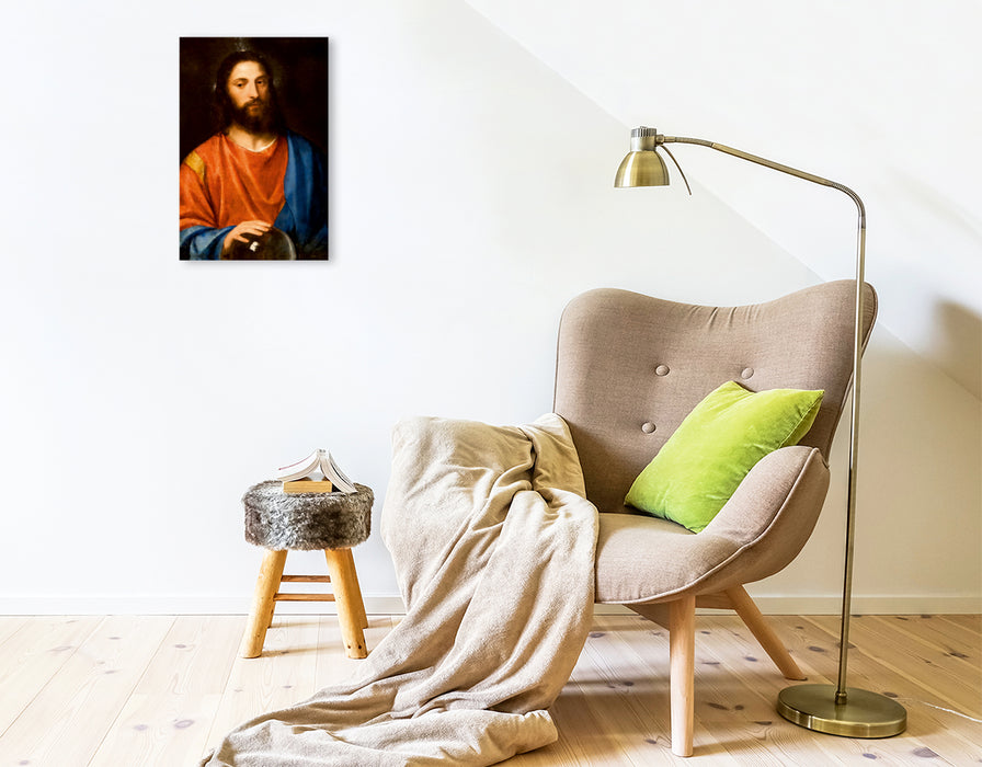 Premium Textil-Leinwand Premium Textil-Leinwand 30 cm x 45 cm hoch Ein Motiv aus dem Kalender Jesus Christus - Das Leben Christi auf Gemälden der alten Meister