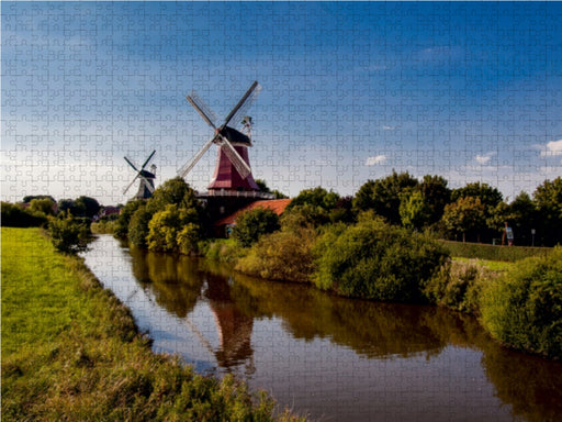 Greetsieler Zwillings-Muehlen - CALVENDO Foto-Puzzle - calvendoverlag 29.99