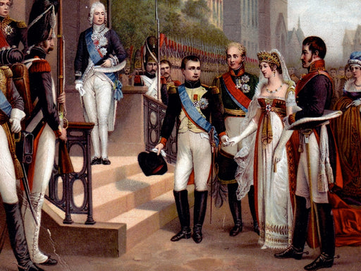Königin Luise und Napoleon 1807 in Tilsit - CALVENDO Foto-Puzzle - calvendoverlag 29.99