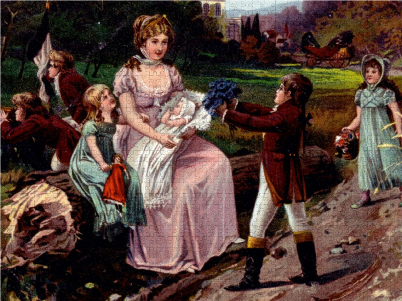 Königin Luise mit ihren Kindern in Königsberg - CALVENDO Foto-Puzzle - calvendoverlag 29.99