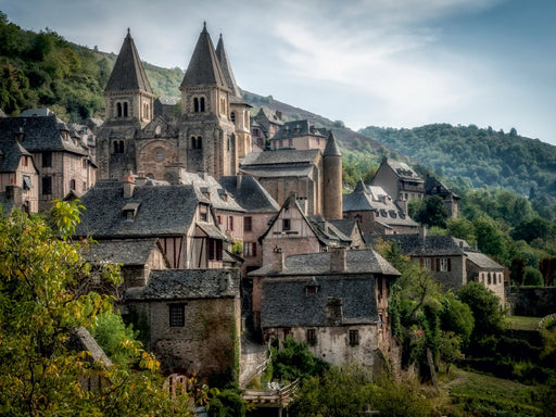 Conques, das Dorf - CALVENDO Foto-Puzzle - calvendoverlag 39.99