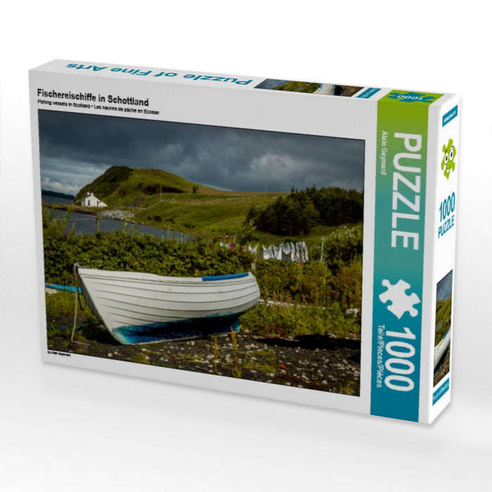 Fischereischiffe in Schottland - CALVENDO Foto-Puzzle - calvendoverlag 39.99