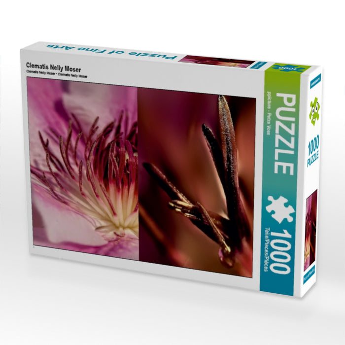 Clematis Nelly Moser - CALVENDO Foto-Puzzle - calvendoverlag 29.99