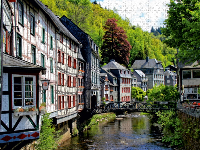 Eine Perle in der Eifel - Monschau - CALVENDO Foto-Puzzle - calvendoverlag 29.99