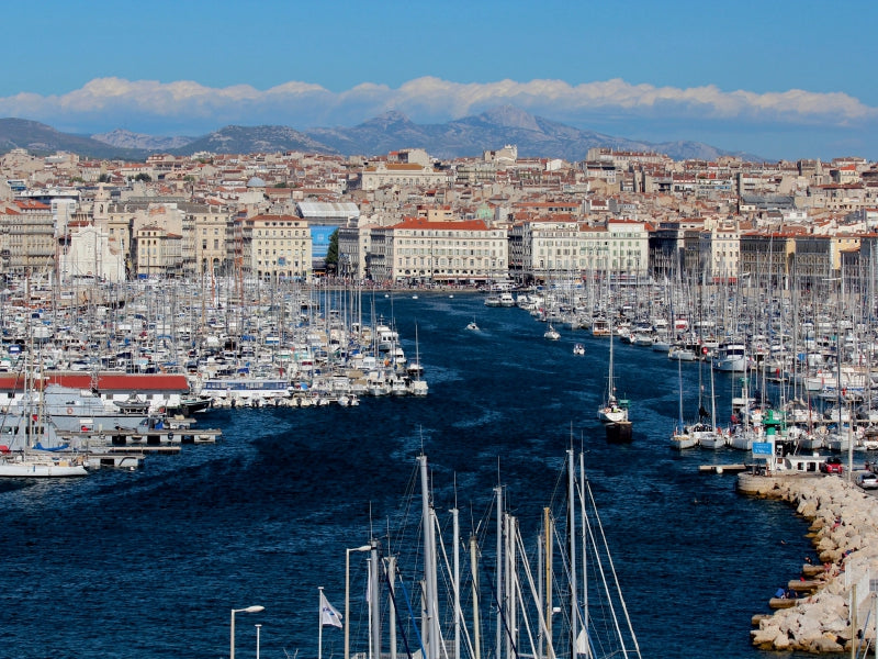 Einfahrt zum Vieux Port in Marseille - CALVENDO Foto-Puzzle - calvendoverlag 29.99