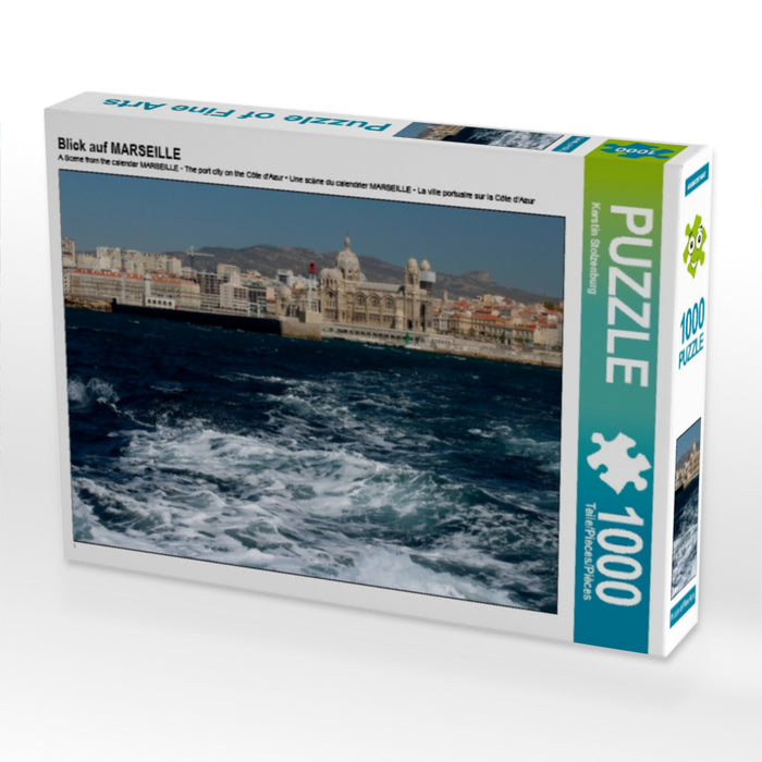 Blick auf MARSEILLE - CALVENDO Foto-Puzzle - calvendoverlag 29.99