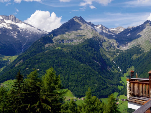 Blick von der Kristallalm zu den Zillertaler Alpen - CALVENDO Foto-Puzzle - calvendoverlag 29.99