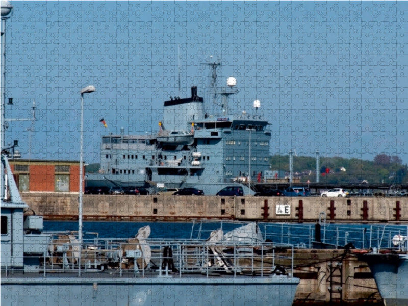 Marinehafen Kiel - CALVENDO Foto-Puzzle - calvendoverlag 29.99