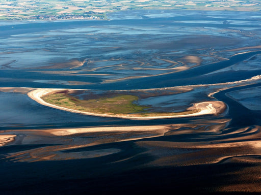 Trischen, im Hintergrund Büsum - CALVENDO Foto-Puzzle - calvendoverlag 29.99