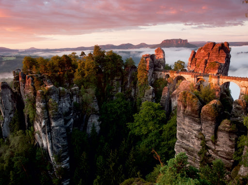 Sächsische Schweiz - Basteibrücke - CALVENDO Foto-Puzzle - calvendoverlag 39.99