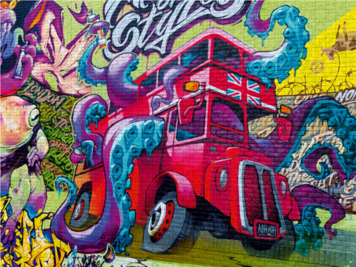 Streetart in London, Großbrittanien - CALVENDO Foto-Puzzle - calvendoverlag 29.99