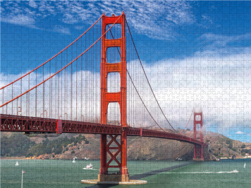 Golden Gate in San Francisco - CALVENDO Foto-Puzzle - calvendoverlag 29.99