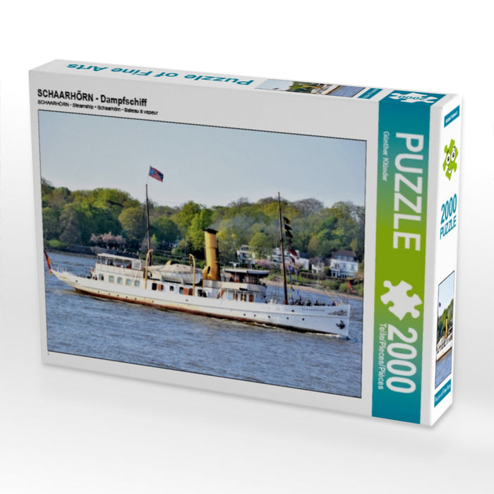 SCHAARHÖRN - Dampfschiff - CALVENDO Foto-Puzzle - calvendoverlag 39.99