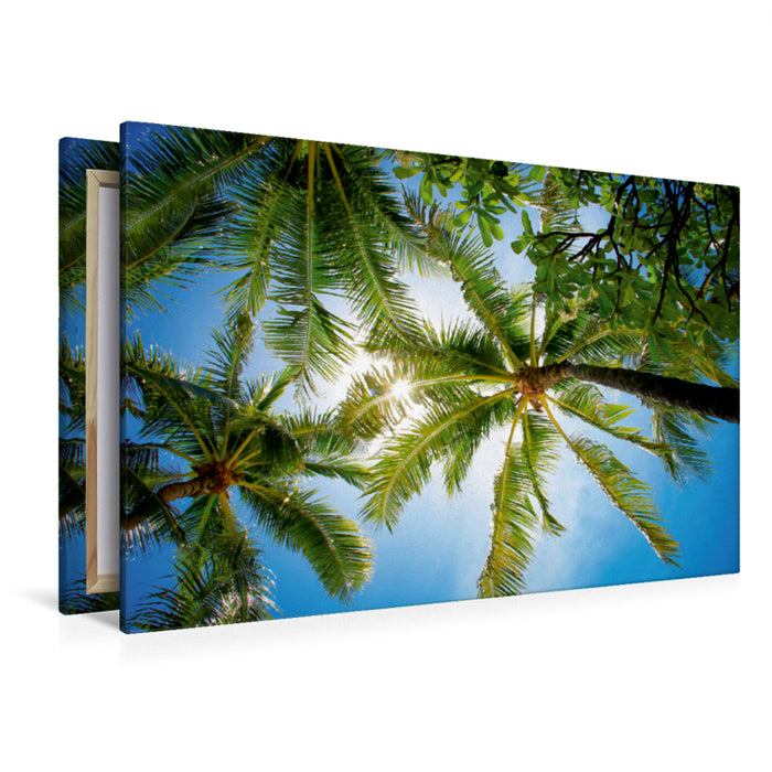 Premium Textil-Leinwand Premium Textil-Leinwand 120 cm x 80 cm quer Ein Motiv aus dem Kalender Kauai - Einmal Paradies und zurück