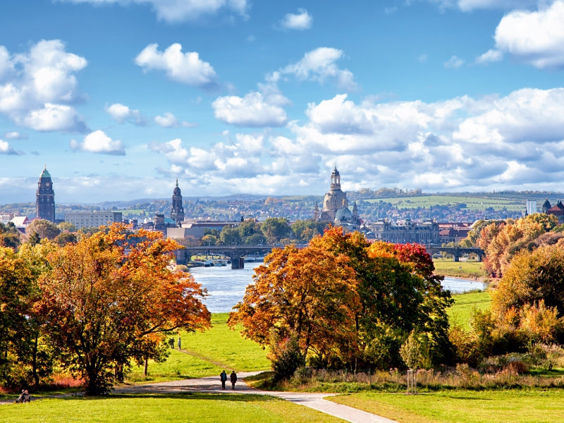 Blick von Waldschlösschenbrücke - CALVENDO Foto-Puzzle - calvendoverlag 29.99