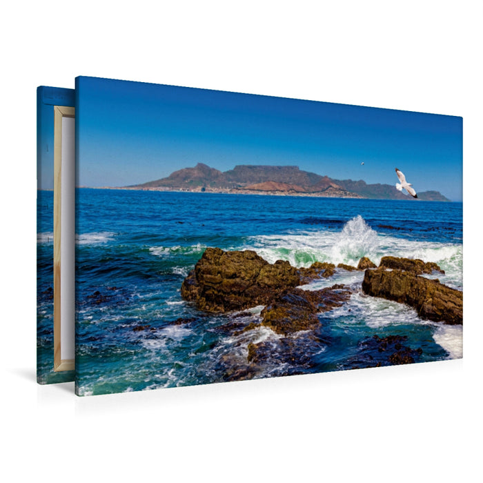 Premium Textil-Leinwand Premium Textil-Leinwand 120 cm x 80 cm quer Robben Island