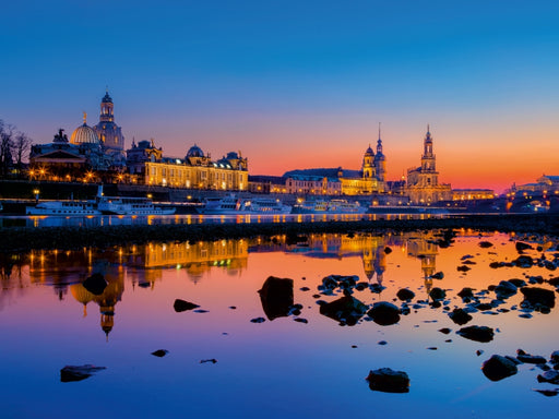 Dresden am Abend - CALVENDO Foto-Puzzle - calvendoverlag 29.99