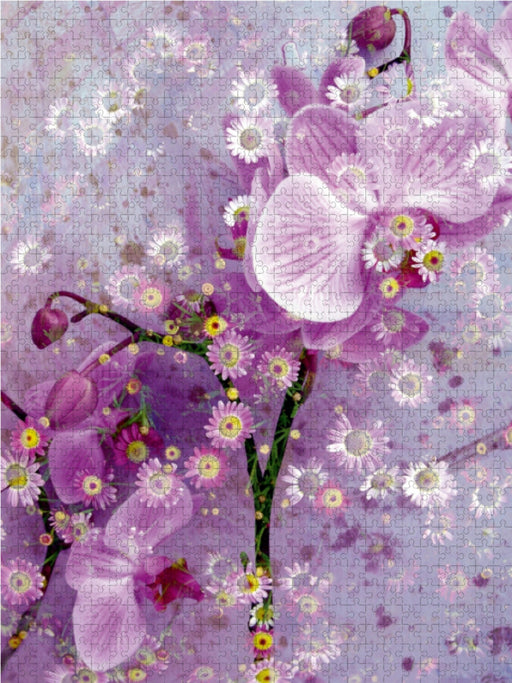 Verspielte Romantische Rosa Orchidee - CALVENDO Foto-Puzzle - calvendoverlag 29.99