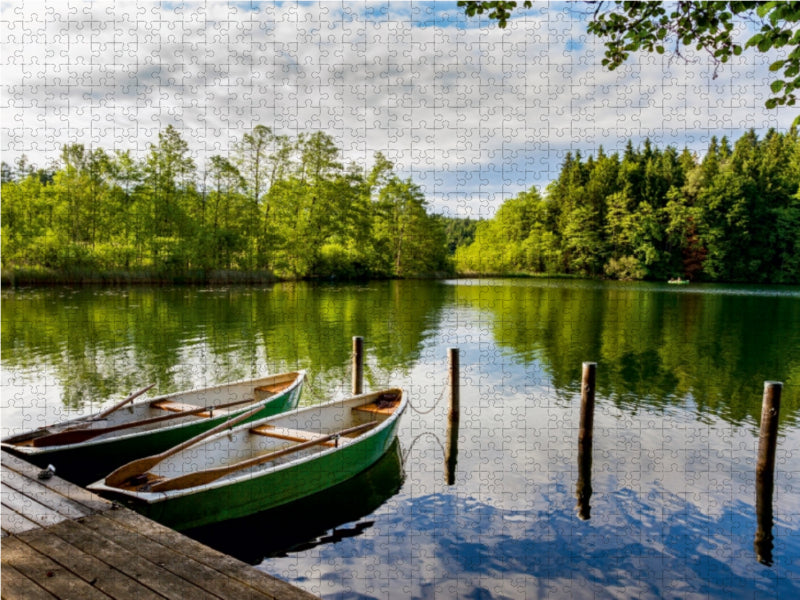 Langbürgner See im Chiemgau - CALVENDO Foto-Puzzle - calvendoverlag 29.99