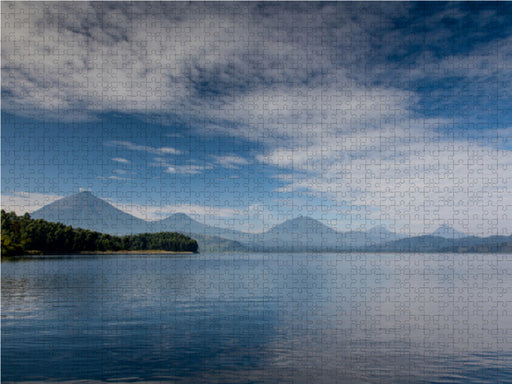 Die Kette der Virunga-Vulkane - CALVENDO Foto-Puzzle - calvendoverlag 29.99