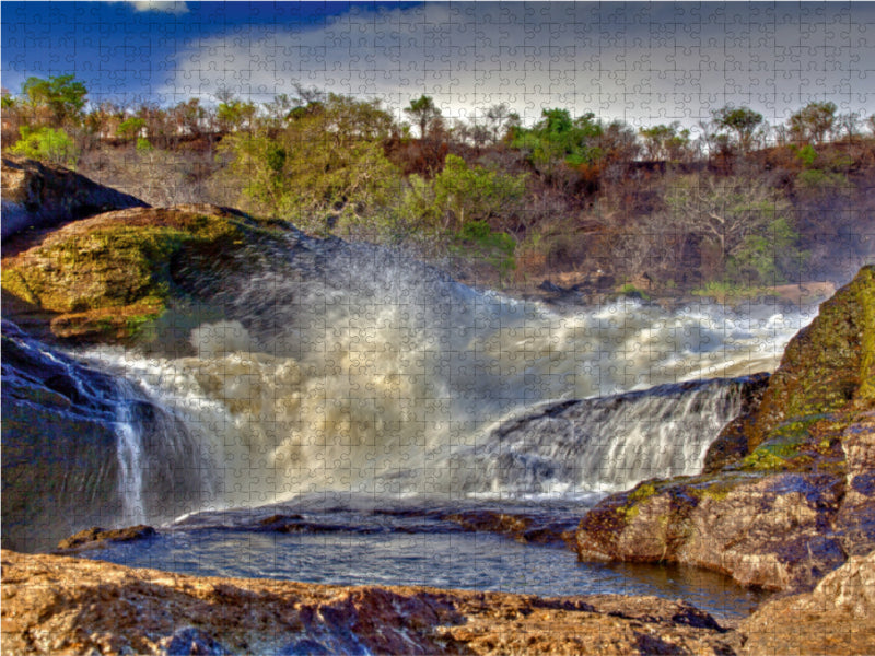 Der Eingang zu Murchison Falls - CALVENDO Foto-Puzzle - calvendoverlag 29.99