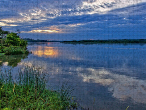 Sonnenaufgang über dem Nil - CALVENDO Foto-Puzzle - calvendoverlag 29.99