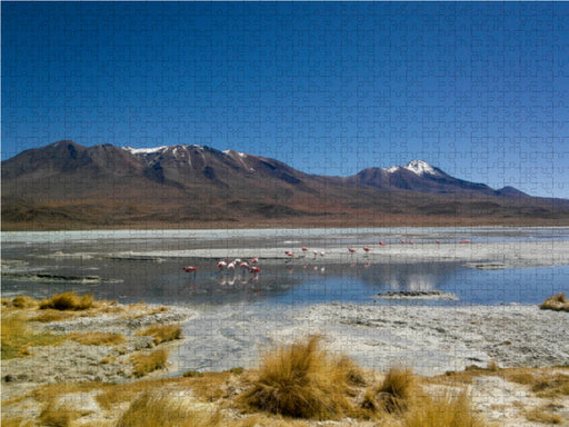 Laguna Blanca, Nationalpark Andina Eduardo Abaro, Bolivien - CALVENDO Foto-Puzzle - calvendoverlag 39.99