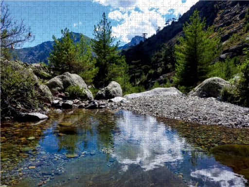 Badegumpe an der Bergerie de Ballone - CALVENDO Foto-Puzzle - calvendoverlag 39.99